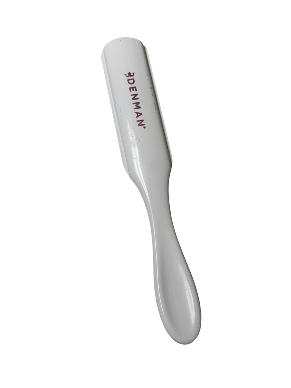 Denman D3 Original Curl Definer Styler Hairbrush White Pink Plastic 7-Row UK NEW